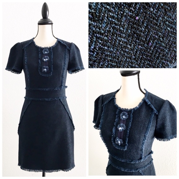 Rebecca Taylor Dresses & Skirts - Rebecca Taylor herringbone tweed pencil dress